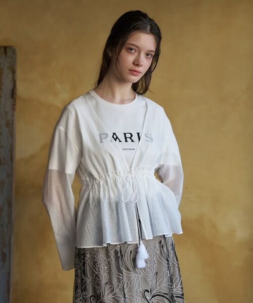 DRESSTERIOR / ドレステリア シャツ・ブラウス | シアーカーディガンブラウス | 詳細14