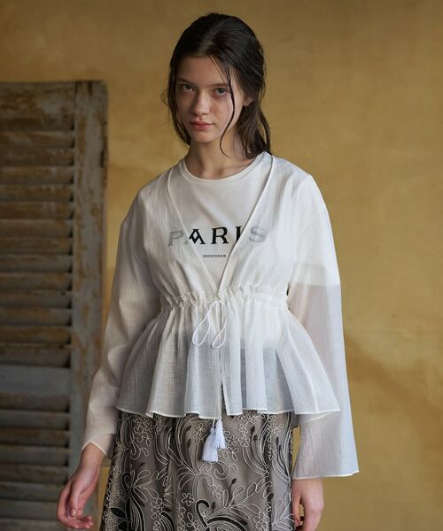 DRESSTERIOR / ドレステリア シャツ・ブラウス | シアーカーディガンブラウス | 詳細15