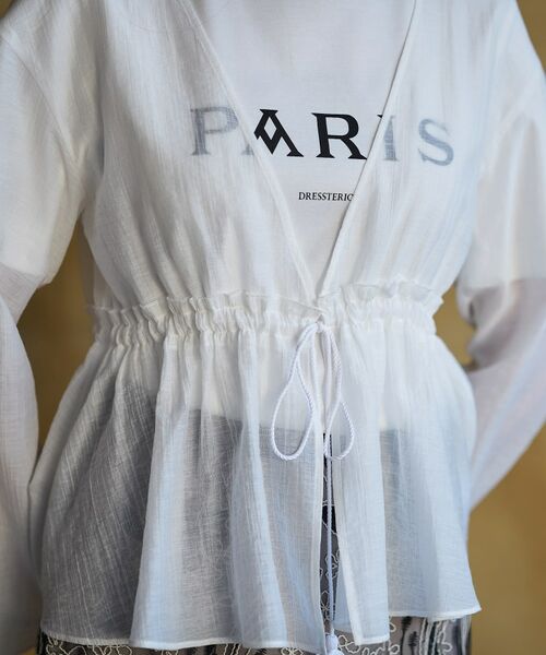 DRESSTERIOR / ドレステリア シャツ・ブラウス | シアーカーディガンブラウス | 詳細21