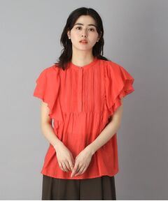 DRESSTERIOR / ドレステリア シャツ・ブラウス | コットンシルク ラッフルスリーブブラウス