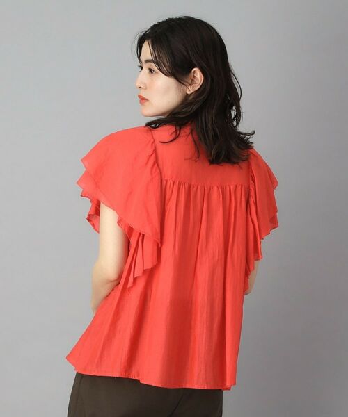 DRESSTERIOR / ドレステリア シャツ・ブラウス | コットンシルク ラッフルスリーブブラウス | 詳細11