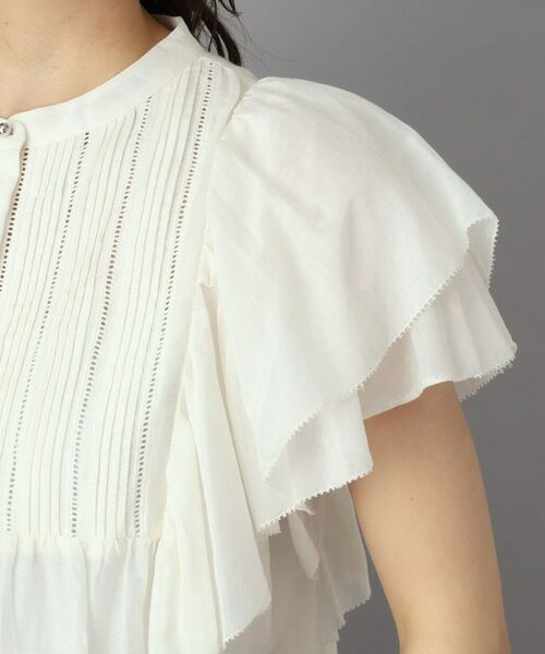 DRESSTERIOR / ドレステリア シャツ・ブラウス | コットンシルク ラッフルスリーブブラウス | 詳細14