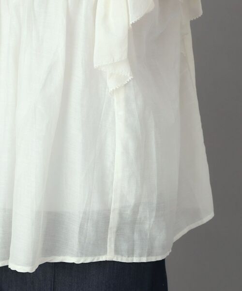 DRESSTERIOR / ドレステリア シャツ・ブラウス | コットンシルク ラッフルスリーブブラウス | 詳細15