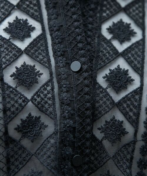 DRESSTERIOR / ドレステリア シャツ・ブラウス | ウォッシャブルレース クロップドシャツ | 詳細10