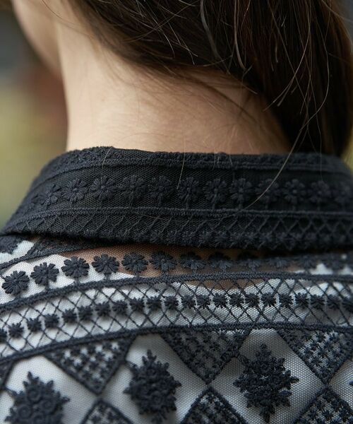 DRESSTERIOR / ドレステリア シャツ・ブラウス | ウォッシャブルレース クロップドシャツ | 詳細11