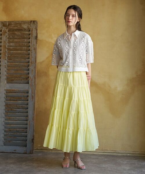 DRESSTERIOR / ドレステリア シャツ・ブラウス | ウォッシャブルレース クロップドシャツ | 詳細3