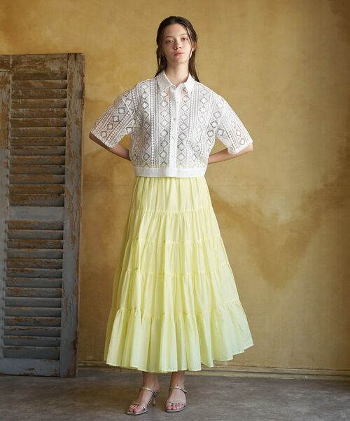 DRESSTERIOR / ドレステリア シャツ・ブラウス | ウォッシャブルレース クロップドシャツ | 詳細4