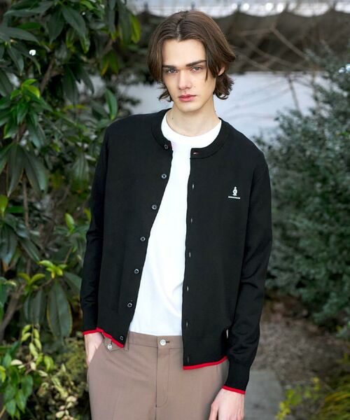 DRESSTERIOR / ドレステリア カーディガン・ボレロ | ウールレーヨン ラウンドネックカーディガン（ブラック(019)）