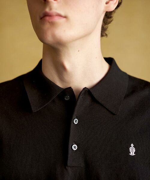 DRESSTERIOR / ドレステリア ニット・セーター | コットンシルク混 ニットポロシャツ | 詳細11