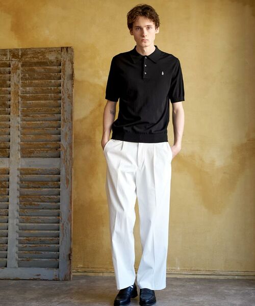 DRESSTERIOR / ドレステリア ニット・セーター | コットンシルク混 ニットポロシャツ | 詳細4