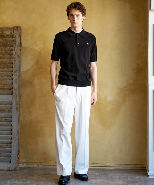 DRESSTERIOR / ドレステリア ニット・セーター | コットンシルク混 ニットポロシャツ | 詳細8
