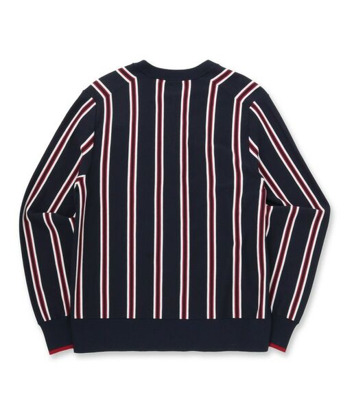DRESSTERIOR / ドレステリア カーディガン・ボレロ | 【ウォッシャブル】ウールレーヨン ストライプラウンドネックカーディガン | 詳細22