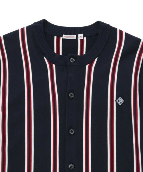 DRESSTERIOR / ドレステリア カーディガン・ボレロ | 【ウォッシャブル】ウールレーヨン ストライプラウンドネックカーディガン | 詳細23