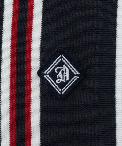 DRESSTERIOR / ドレステリア カーディガン・ボレロ | ウールレーヨン ストライプラウンドネックカーディガン | 詳細7