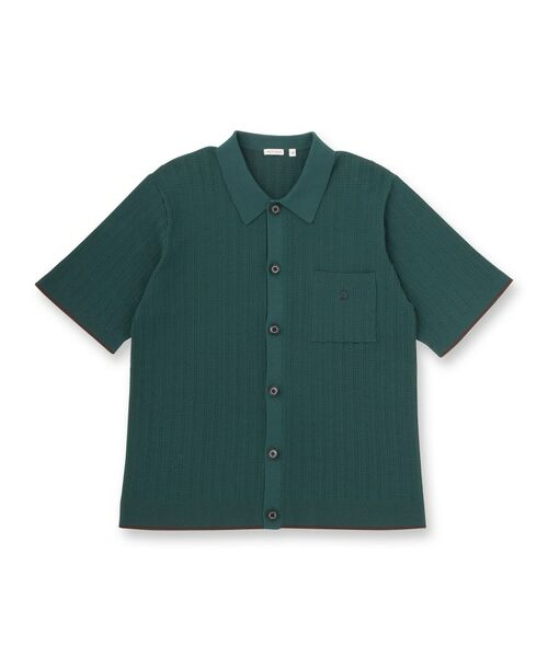 DRESSTERIOR / ドレステリア ニット・セーター | キューバニットシャツ（グリーン(022)）