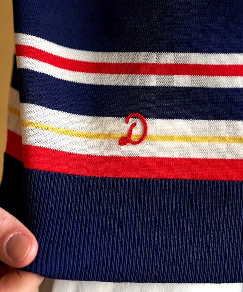 DRESSTERIOR / ドレステリア ニット・セーター | 【ウォッシャブル】コットンシルク マルチボーダーニット | 詳細10