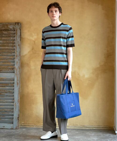 DRESSTERIOR / ドレステリア ニット・セーター | 【ウォッシャブル】コットンシルク マルチボーダーニット | 詳細11