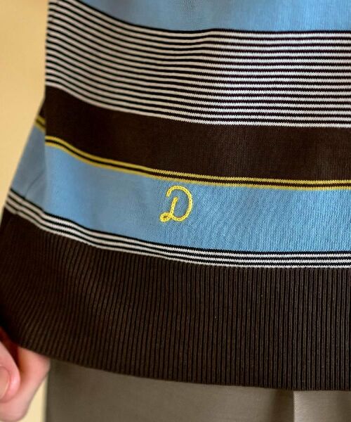 DRESSTERIOR / ドレステリア ニット・セーター | 【ウォッシャブル】コットンシルク マルチボーダーニット | 詳細14