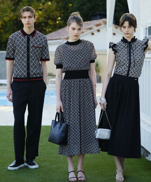 DRESSTERIOR / ドレステリア ニット・セーター | オーバーラップサークル ニットシャツ | 詳細2