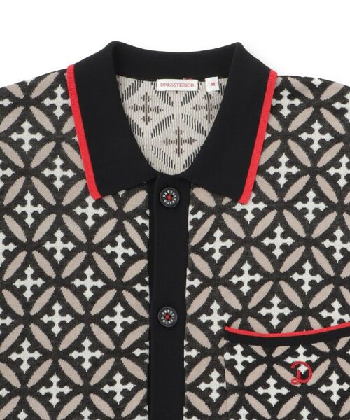 DRESSTERIOR / ドレステリア ニット・セーター | オーバーラップサークル ニットシャツ | 詳細5