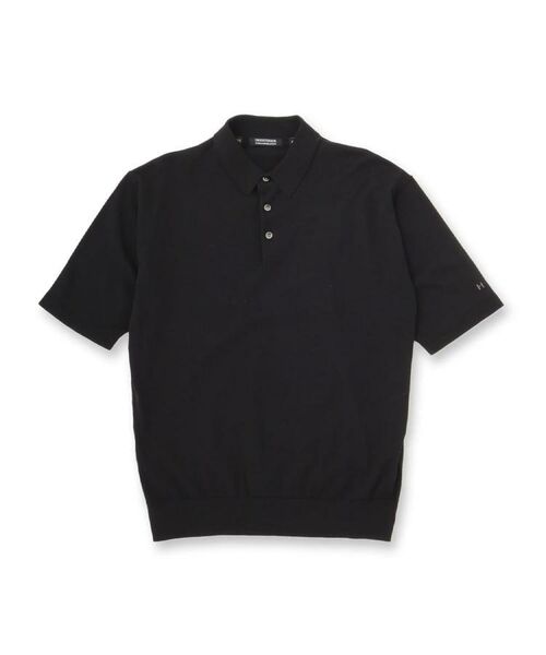 DRESSTERIOR / ドレステリア ニット・セーター | 【干場義雅×DRESSTERIOR】ニットポロシャツ（ブラック(019)）