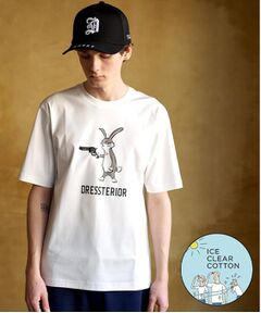 【接触冷感／抗菌防臭／消臭】ICE CLEAR COTTON ガンラビットTシャツ