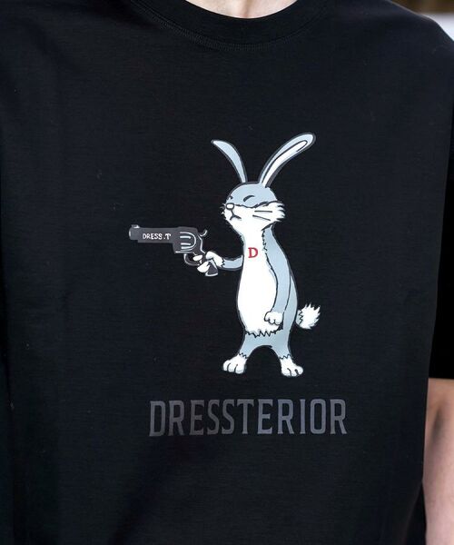 DRESSTERIOR / ドレステリア Tシャツ | 【接触冷感／抗菌防臭／消臭】ICE CLEAR COTTON ガンラビットTシャツ | 詳細13