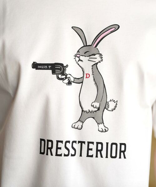 DRESSTERIOR / ドレステリア Tシャツ | 【接触冷感／抗菌防臭／消臭】ICE CLEAR COTTON ガンラビットTシャツ | 詳細20
