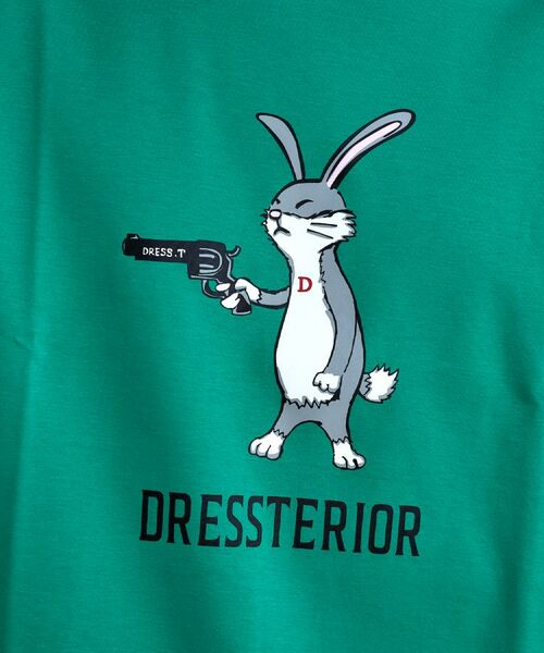 DRESSTERIOR / ドレステリア Tシャツ | 【接触冷感／抗菌防臭／消臭】ICE CLEAR COTTON ガンラビットTシャツ | 詳細24