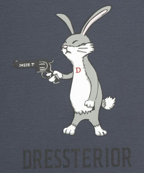 DRESSTERIOR / ドレステリア Tシャツ | 【接触冷感/抗菌防臭/消臭】ICE CLEAR COTTON ガンラビットTシャツ | 詳細8