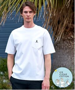 【接触冷感／抗菌防臭／消臭】ICE CLEAR COTTON オーバーフィットTシャツ
