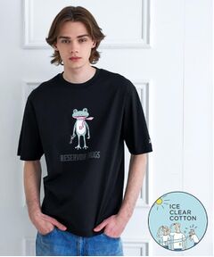 DRESSTERIOR / ドレステリア Tシャツ | 【接触冷感／抗菌防臭／消臭】ICE CLEAR COTTON フロッグオーバーフィットTシャツ