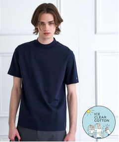 DRESSTERIOR / ドレステリア Tシャツ | 【接触冷感／抗菌防臭／消臭】ICE CLEAR COTTON モックネックTシャツ