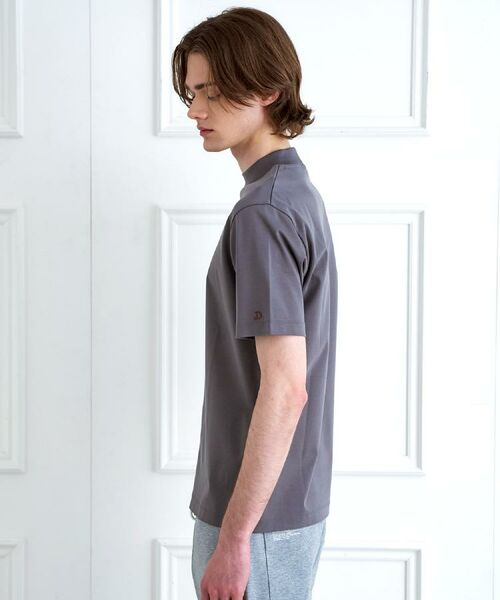 DRESSTERIOR / ドレステリア Tシャツ | 【接触冷感／抗菌防臭／消臭】ICE CLEAR COTTON モックネックTシャツ | 詳細15
