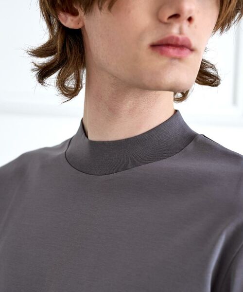 DRESSTERIOR / ドレステリア Tシャツ | 【接触冷感／抗菌防臭／消臭】ICE CLEAR COTTON モックネックTシャツ | 詳細17