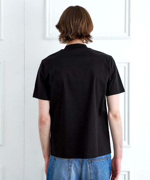 DRESSTERIOR / ドレステリア Tシャツ | 【接触冷感／抗菌防臭／消臭】ICE CLEAR COTTON モックネックTシャツ | 詳細20