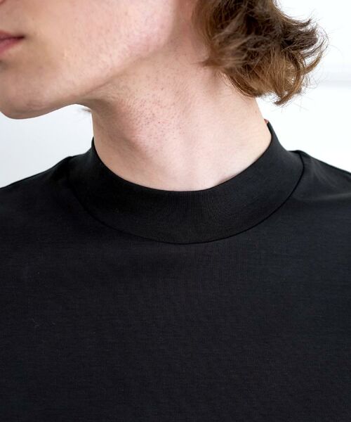 DRESSTERIOR / ドレステリア Tシャツ | 【接触冷感／抗菌防臭／消臭】ICE CLEAR COTTON モックネックTシャツ | 詳細21