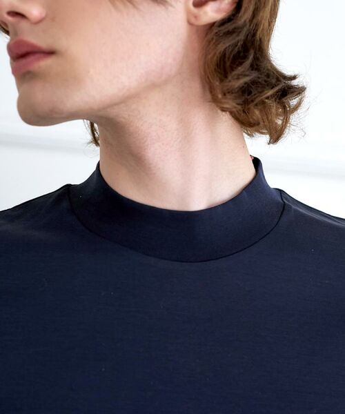 DRESSTERIOR / ドレステリア Tシャツ | 【接触冷感／抗菌防臭／消臭】ICE CLEAR COTTON モックネックTシャツ | 詳細25