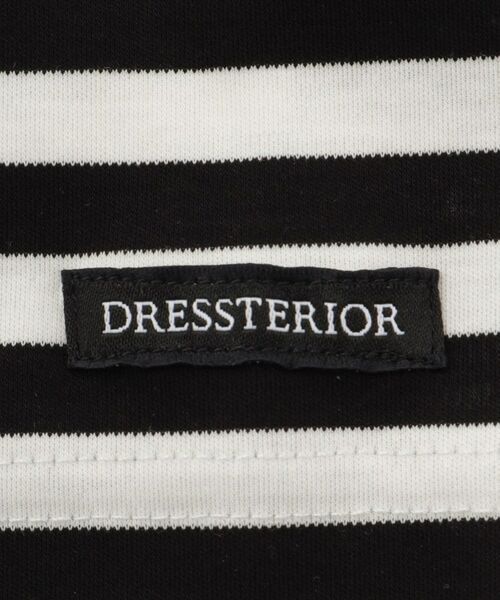 DRESSTERIOR / ドレステリア Tシャツ | 【接触冷感／抗菌防臭／消臭】ICE CLEAR COTTON ボーダーTシャツ | 詳細8