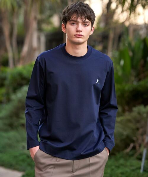 DRESSTERIOR / ドレステリア Tシャツ | クールデオドラント ロンT（ネイビー(094)）