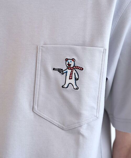 DRESSTERIOR / ドレステリア Tシャツ | 【接触冷感／UVカット／抗菌防臭／しわ防止】クールデオドラント ピストルベアーTシャツ | 詳細16