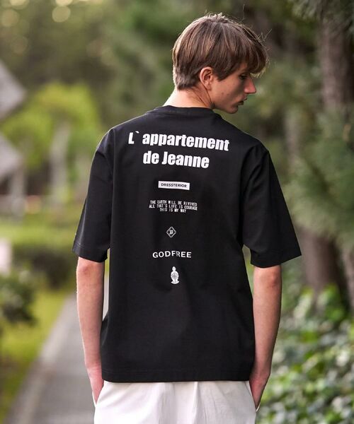 DRESSTERIOR / ドレステリア Tシャツ | 【接触冷感/UVカット/抗菌防臭/しわ防止】クールデオドラント ロゴTシャツ | 詳細4