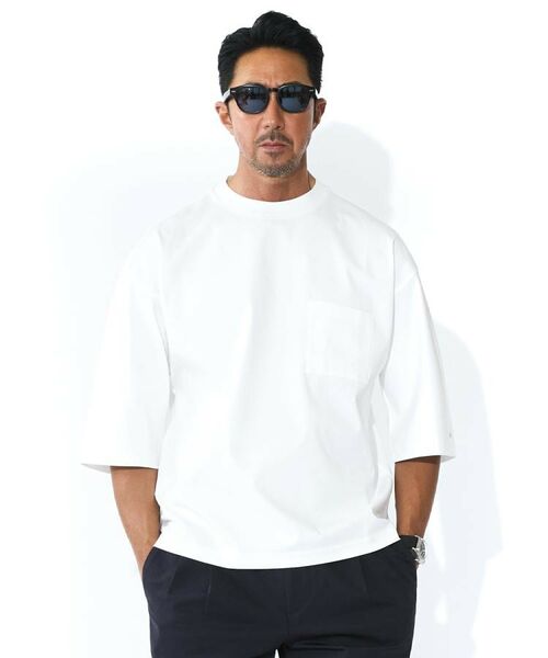 DRESSTERIOR / ドレステリア Tシャツ | 【干場義雅×DRESSTERIOR】ICE CLEAR COTTON Tシャツ(ホワイト(001))