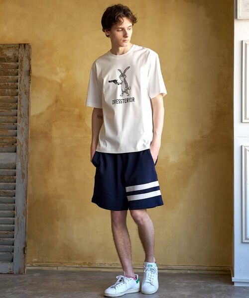 DRESSTERIOR / ドレステリア ショート・ハーフ・半端丈パンツ | 【セットアップ可/ウォッシャブル】2ラインイージー ハーフパンツ | 詳細13