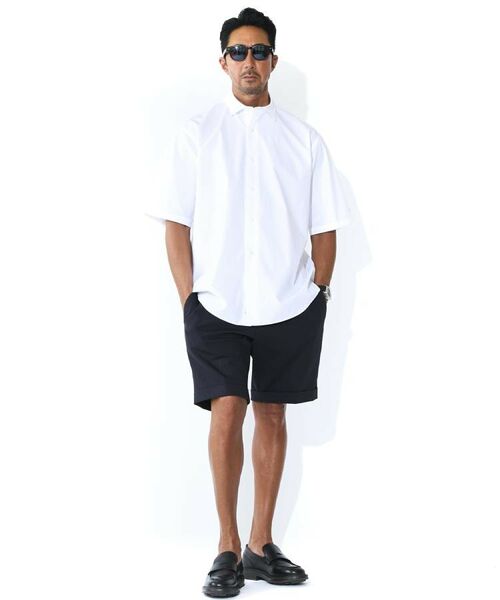 DRESSTERIOR / ドレステリア ショート・ハーフ・半端丈パンツ | 【干場義雅×MOVB×DRESSTERIOR】トリプルコラボ DUPLEX COTTON ハーフパンツ | 詳細1