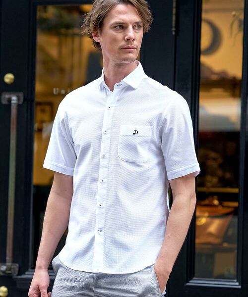 DRESSTERIOR / ドレステリア シャツ・ブラウス | メッシュエアー ハーフスリーブシャツ | 詳細1