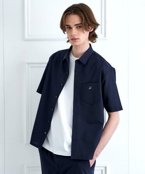 DRESSTERIOR / ドレステリア シャツ・ブラウス | COOL DOTS ショートスリーブシャツ(ネイビー(094))