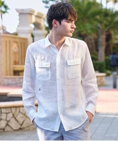 DRESSTERIOR / ドレステリア シャツ・ブラウス | ガーメンドダイ ピュアリネンシャツ