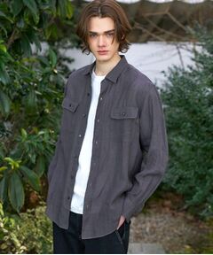 DRESSTERIOR / ドレステリア シャツ・ブラウス | ガーメンドダイ ピュアリネンシャツ