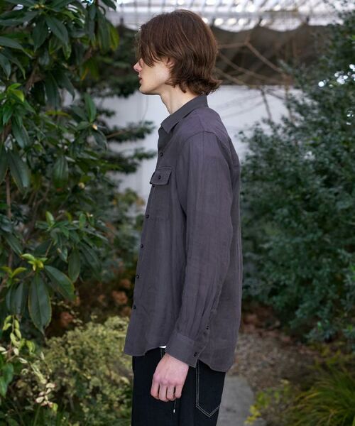 DRESSTERIOR / ドレステリア シャツ・ブラウス | ガーメンドダイ ピュアリネンシャツ | 詳細14